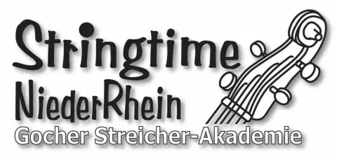 Logo: Stringtime Niederrhein (Rechte: Stadt Goch)